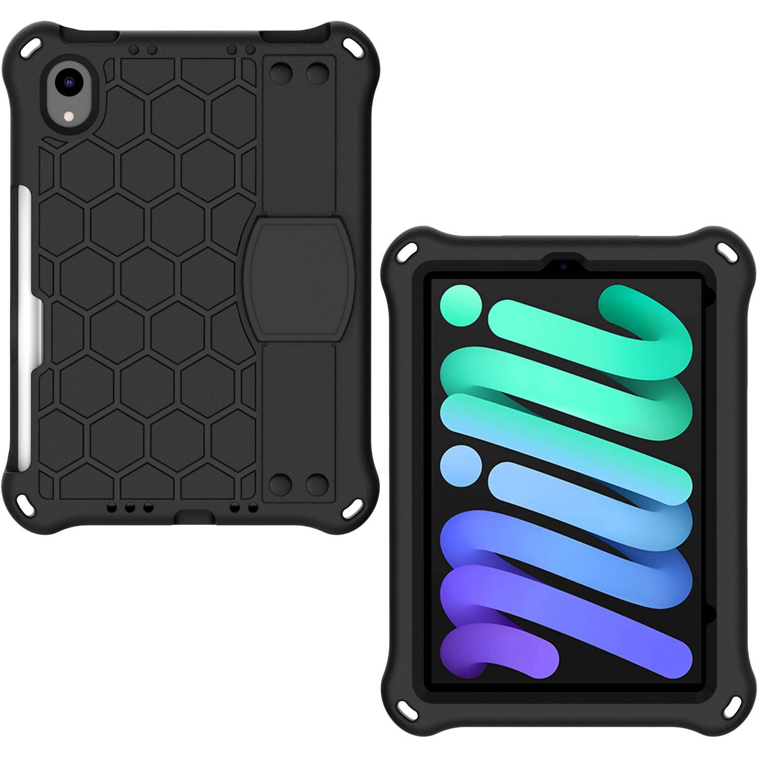 Alt View 11. SaharaCase - DualShock Series Case for Apple iPad mini (A17 Pro) and Apple iPad mini (6th Generation 2021) - Black.