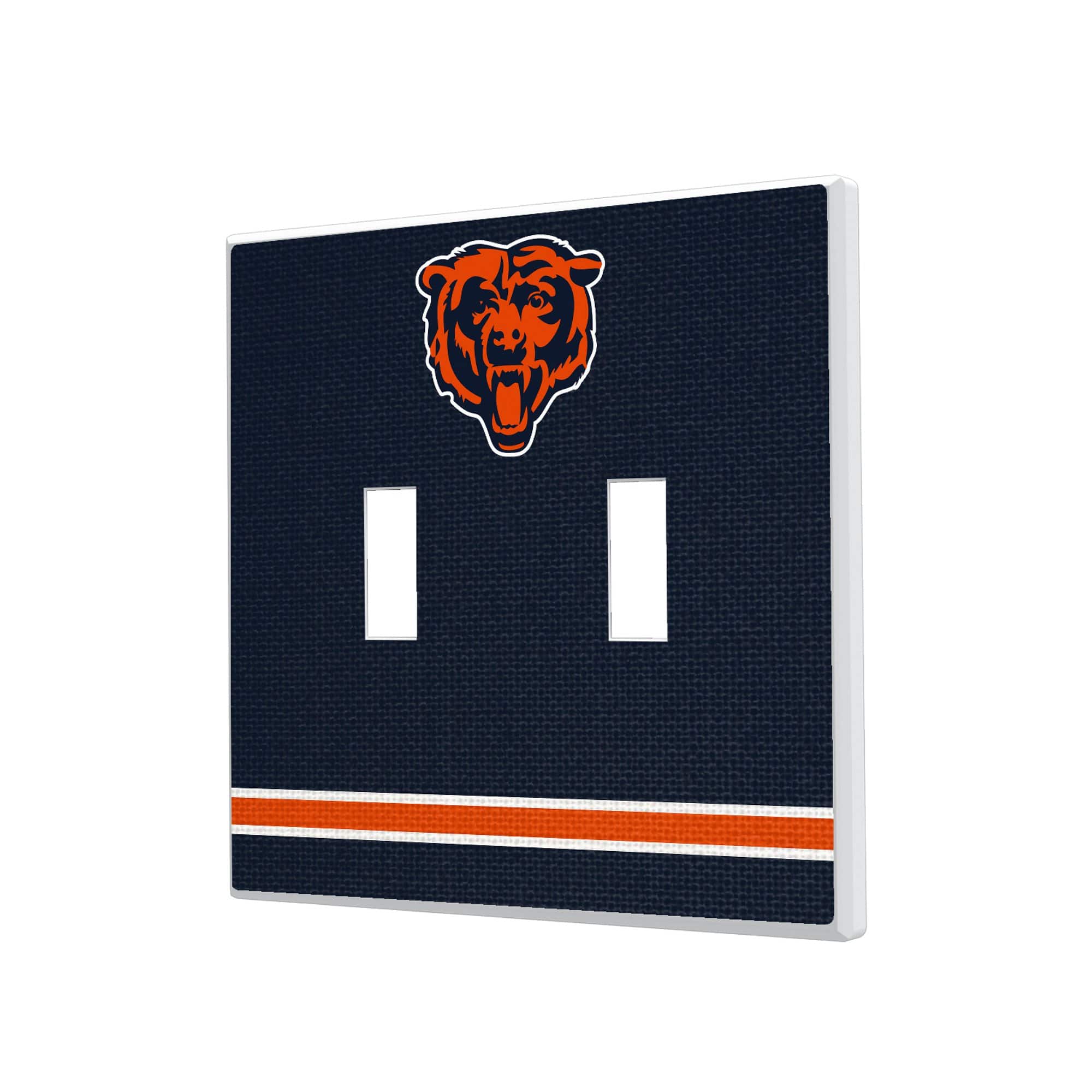 Keyscaper - Chicago Bears Stripe Double Toggle Light Switch Plate - Multicolor price history on PriceWatchPro