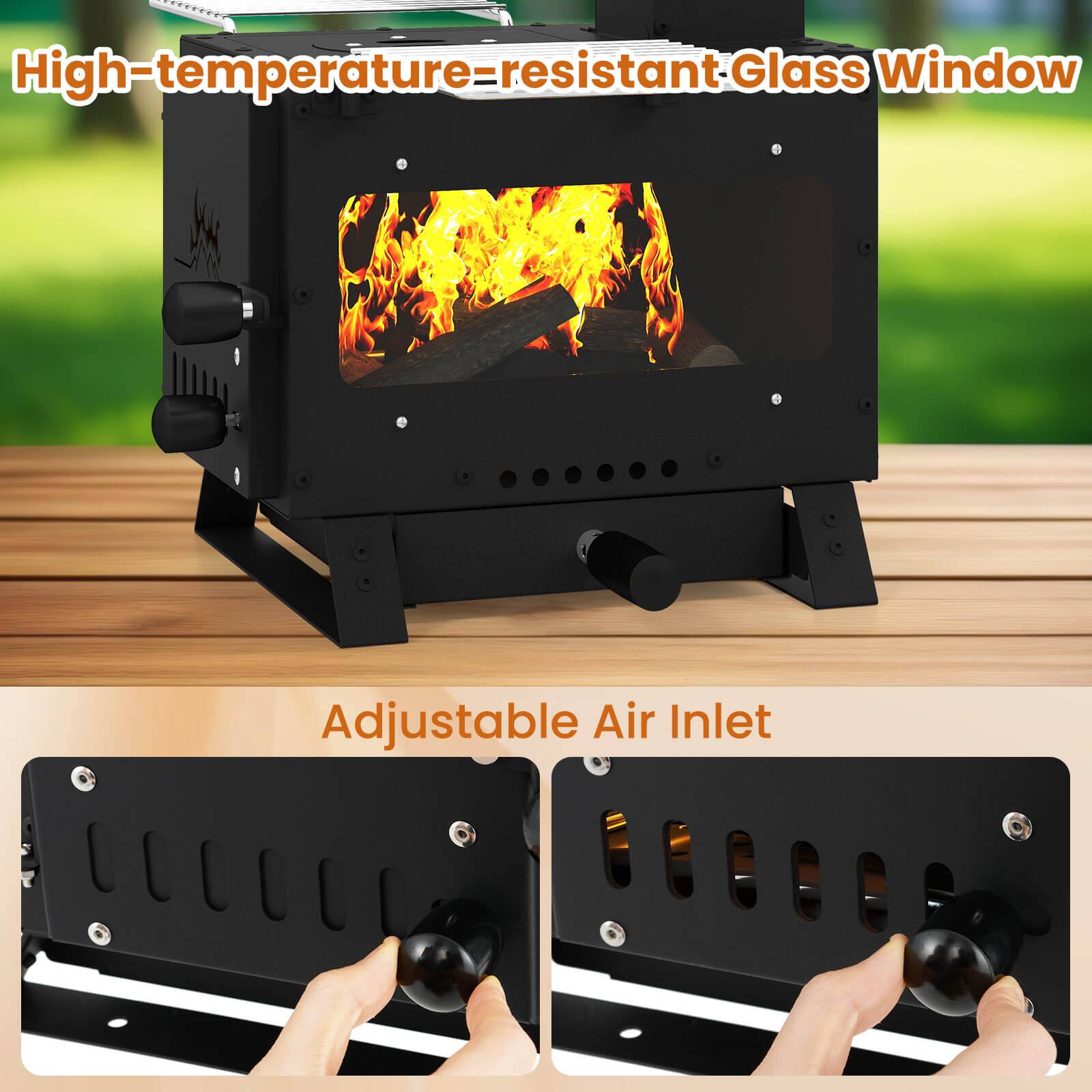 High-temperature-resistant Glass Window

Adjustable Air Inlet