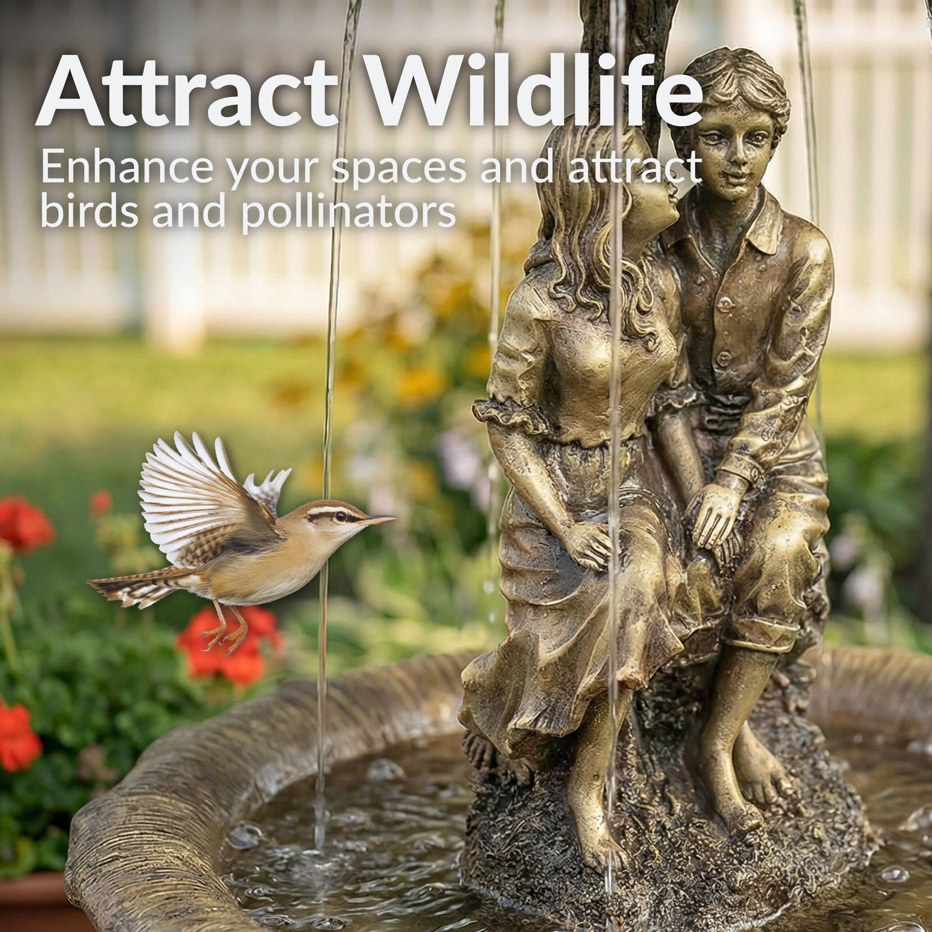 Attract Wildlife  
Enhance your spaces and attract birds and pollinators