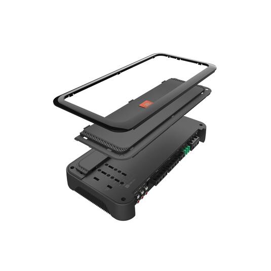 Left. JBL - JBL CLUBA5055 5-Channel, 50w X 4,  500w X 1 amplifier w/ RLC JBLAMPCBA5055AM - Black.