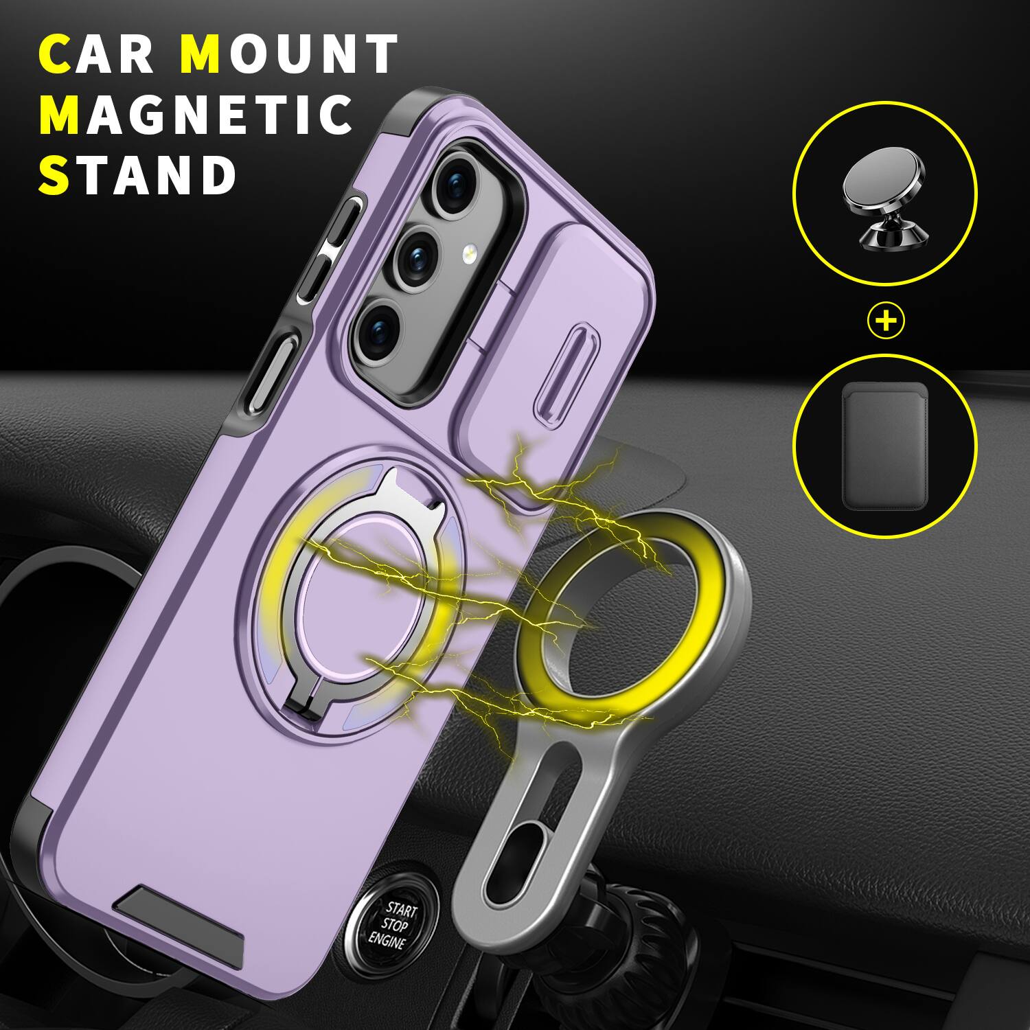 CAR MOUNT MAGNETIC STAND

START STOP ENGINE