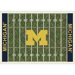 Imperial - Michigan Wolverines 3'10" x 5'4" Homefield Rug - Black