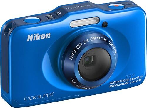 Best Buy: Nikon Coolpix S31 10.1-Megapixel Digital Camera Blue 26407