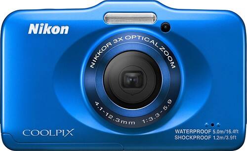 Best Buy: Nikon Coolpix S31 10.1-Megapixel Digital Camera Blue 26407