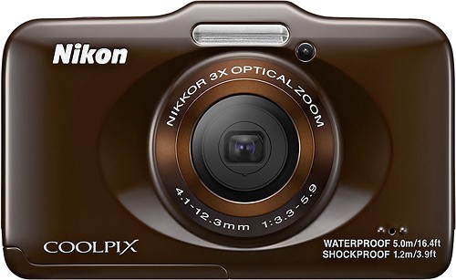 gebruiker Onbelangrijk Vermelding Best Buy: Nikon Coolpix S31 10.1-Megapixel Digital Camera Brown 26408
