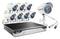 Zmodo - 8-Channel, 8-Camera Indoor/Outdoor DVR Security System - White-Front_Standard