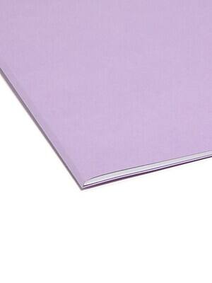 Alt View 4. Smead - Reinforced File Folder, Straight Cut, Legal Size, 100/Box - Lavender.