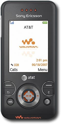 Sony Ericsson W880i Walkman Mobile phone menu browse, ringtones