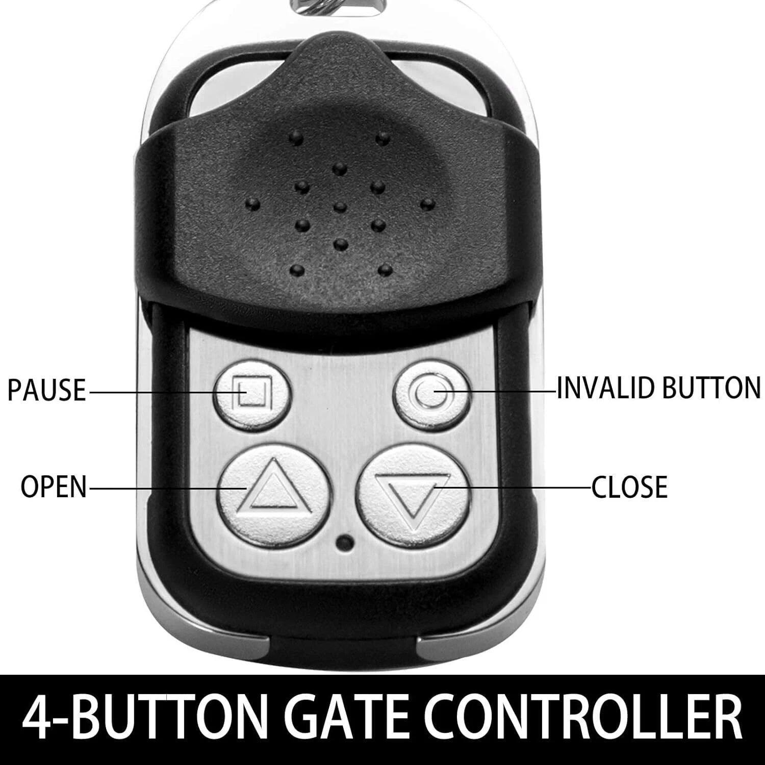 4-Button Gate Controller

- PAUSE
- OPEN
- INVALID BUTTON
- CLOSE