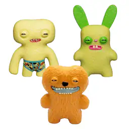 Fuggler 2.5 Inch Figure 3-Pack | Green, Tan, Yellow