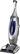 Left Standard. Oreck - Touch HEPA Bagless Upright Vacuum - Gunmetal/Blue.