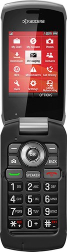  PayLo by Virgin Mobile - Kyocera Kona No-Contract Cell Phone - Black
