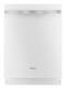 Whirlpool - Gold 24" Built-In Dishwasher with Stainless Steel Tub - White Ice-Front_Standard