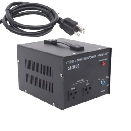 Johsun
Step Up & Down Transformer
ST-3000
Power Source
Output: 220V
Input: 110V
