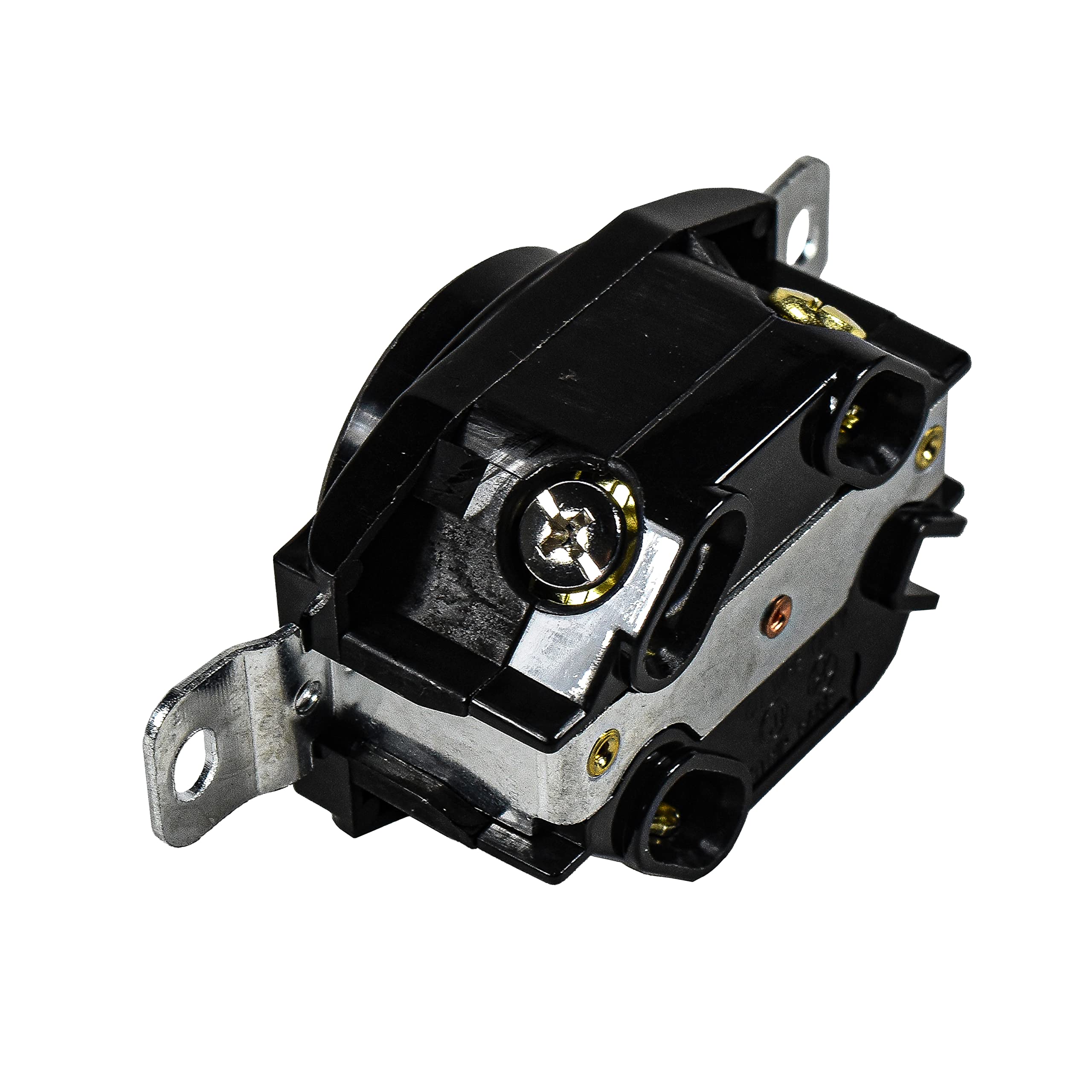 Alt View 1. HQRP - Flush Mount NEMA L14-30R Locking Receptacle 30 A 125/250 V 3-Pole 4-Wire Ground UL - Black.