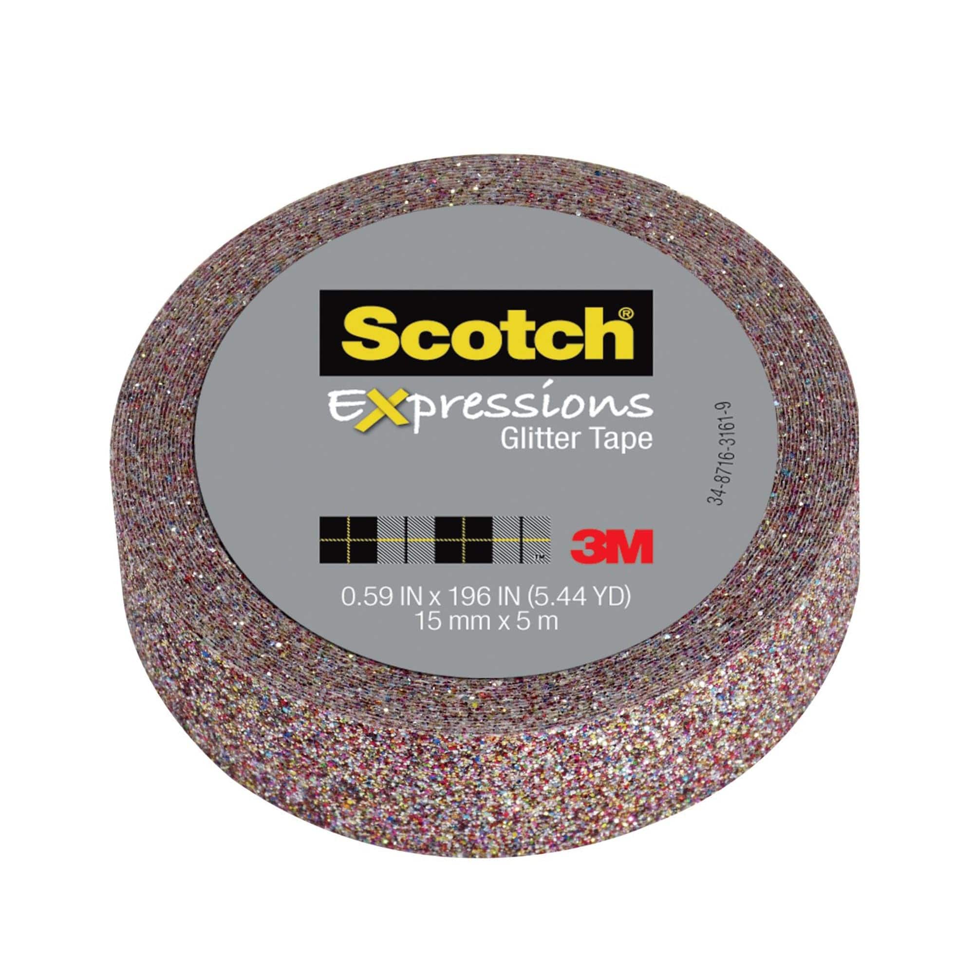 3M - Scotch Washi Tape Glit Multi .59In
