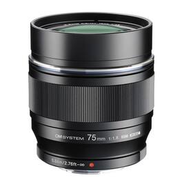 OM System - M.Zuiko Digital ED 75mm f/1.8 Lens for Micro Four Thirds, Black - Black