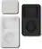 Front Standard. Init™ - Case for Apple® iPod® Classic (2-Pack) - Black/Clear.