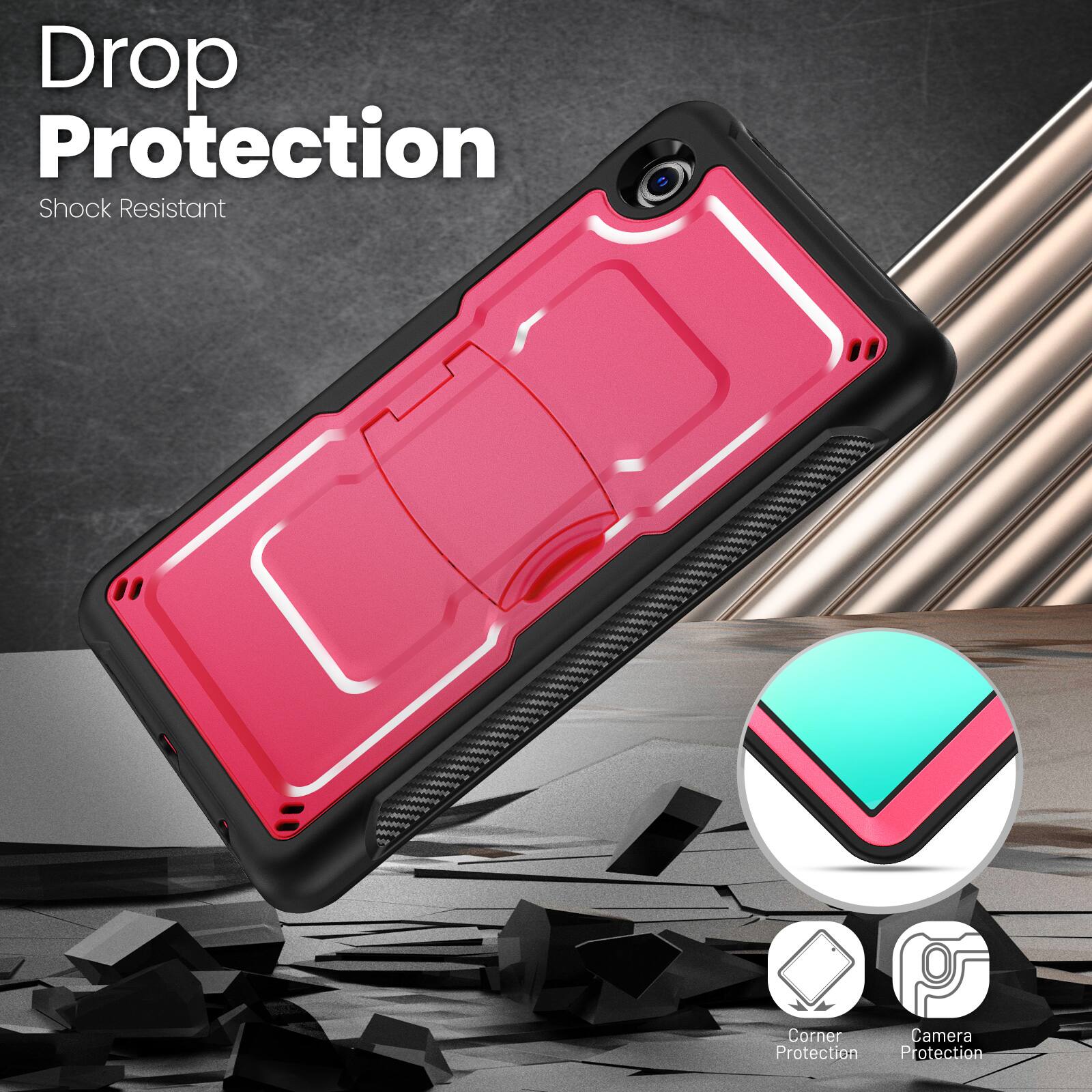 Drop Protection  
Shock Resistant  

Corner Protection  
Camera Protection