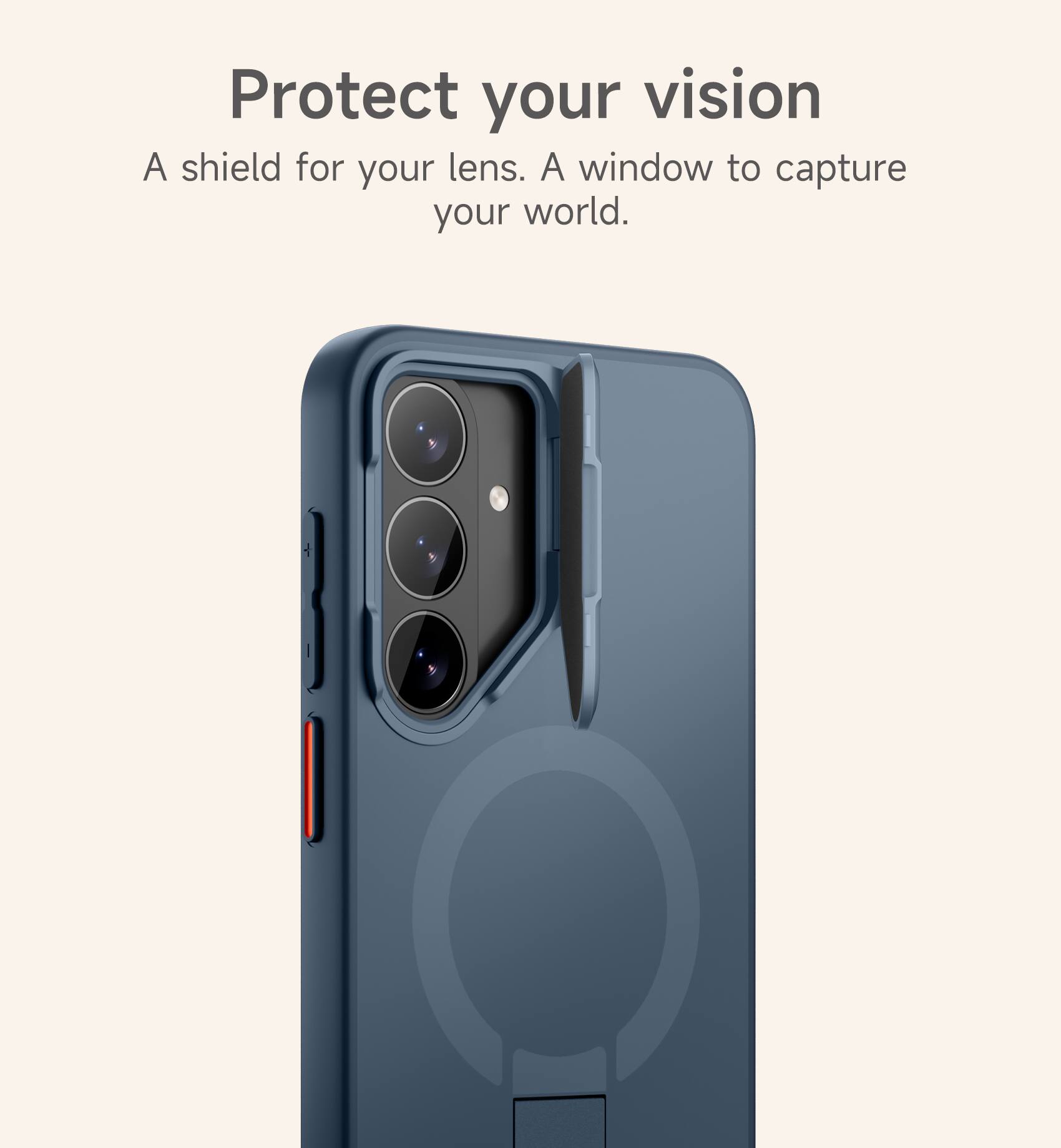 Protect your vision  
A shield for your lens. A window to capture your world.