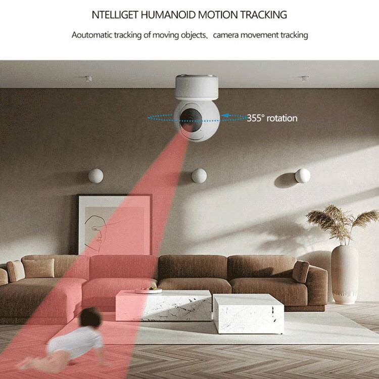 INTELLIGENT HUMANOID MOTION TRACKING  
Automatic tracking of moving objects, camera movement tracking  
355° rotation