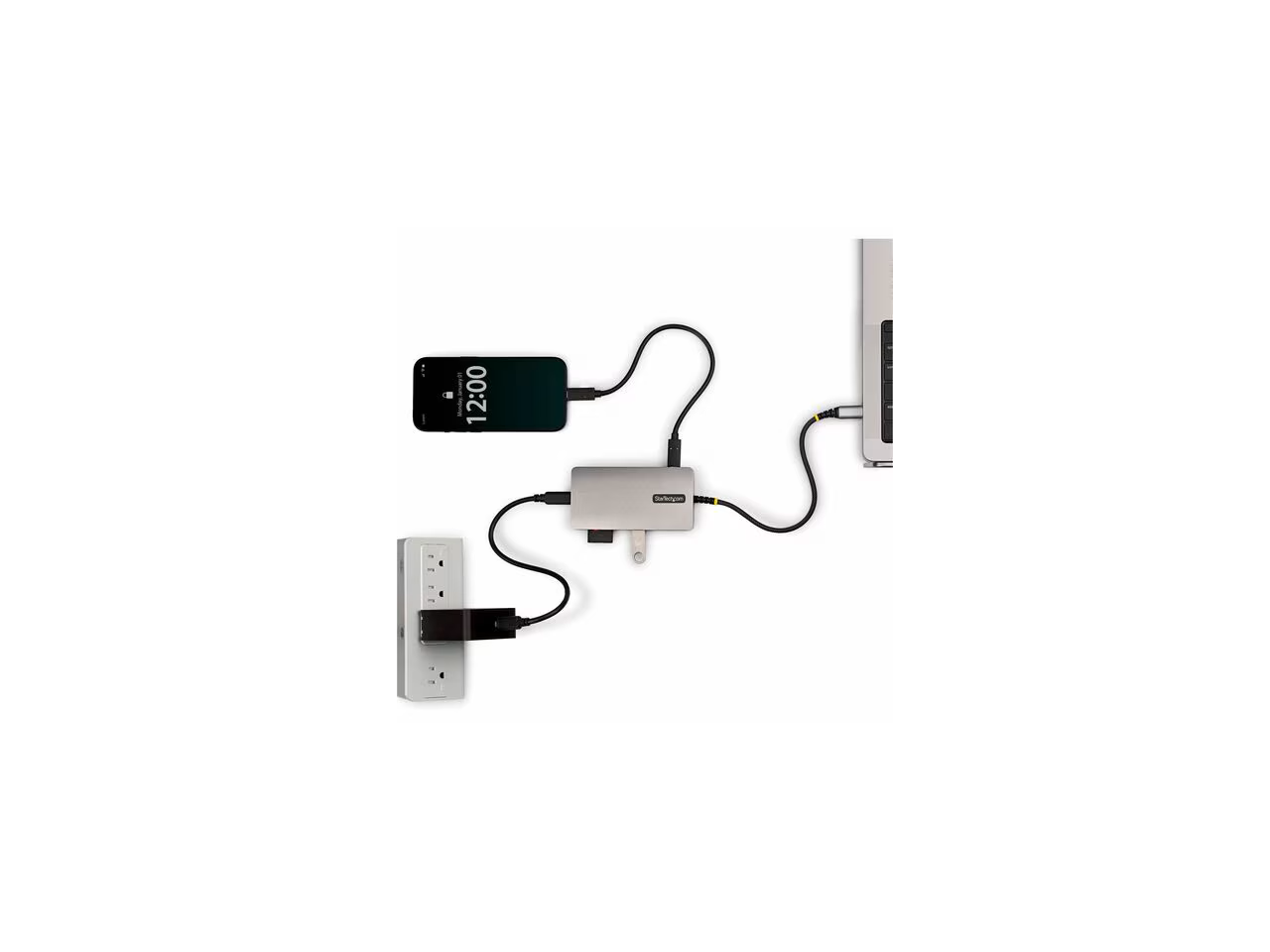 Startech USB C Adapter: 4K 60Hz HDMI, 140W PD, 10Gbps USB, GbE, SD ...