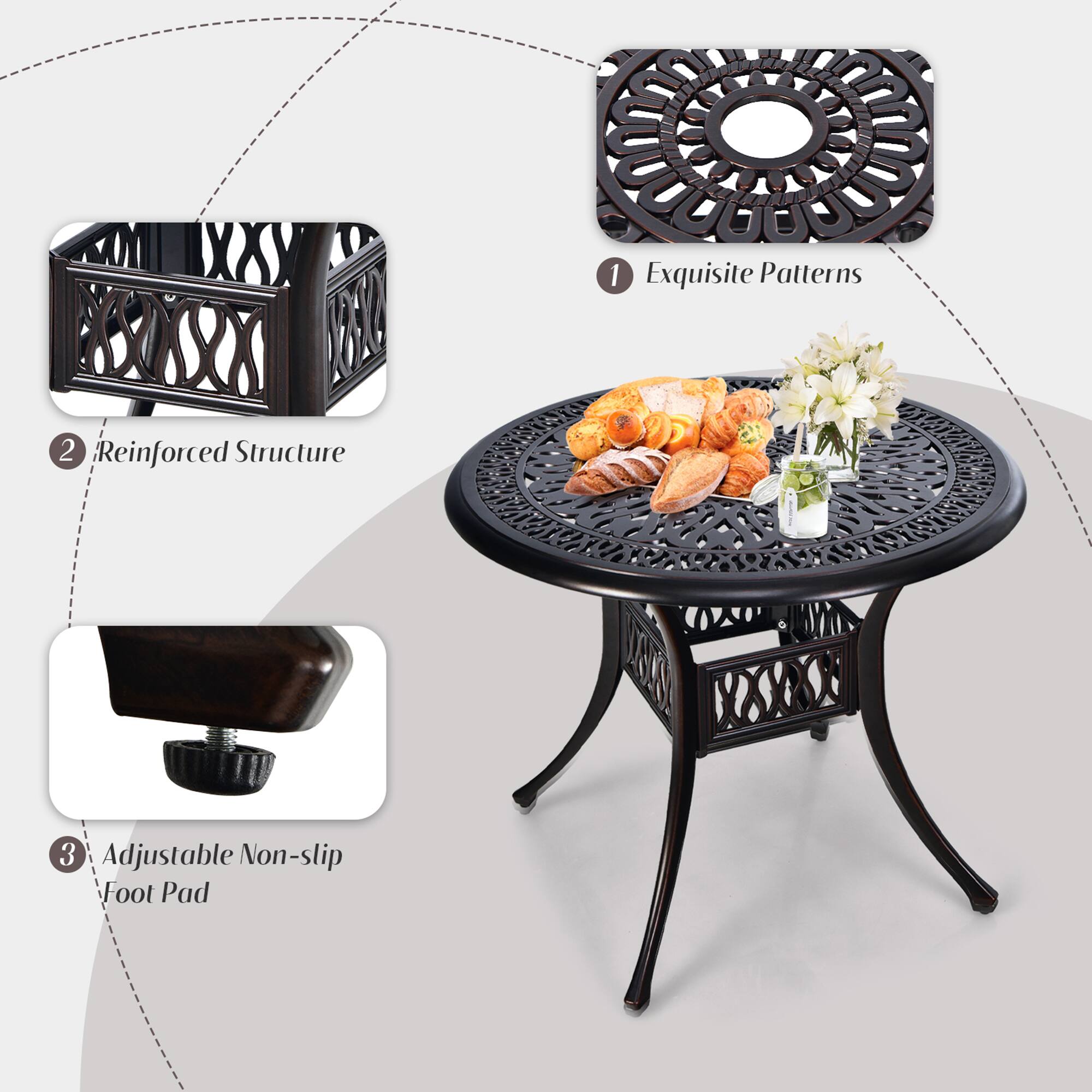 1. Exquisite Patterns  
2. Reinforced Structure  
3. Adjustable Non-slip Foot Pad