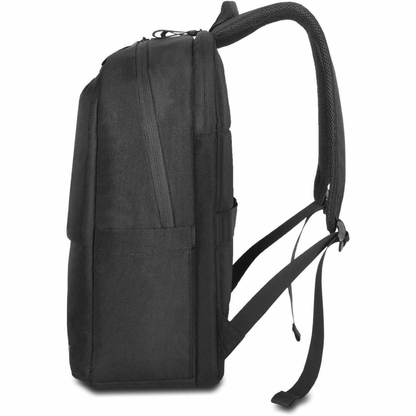 Alt View 4. V7 - V7 Eco-Friendly CBP16-ECO2 Carrying Case (Backpack) for 15.6" to 16" Notebook - Black - V7 RPET Eco-Friendly Recycled - Black.
