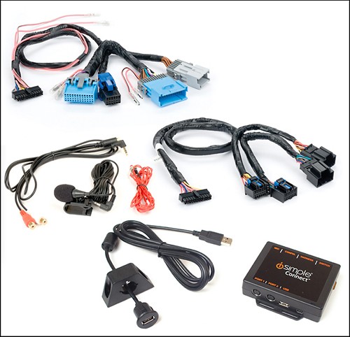  iSimple - Connect Factory Radio Interface Installation Kit for Select 2003-2012 GM Vehicles - Black