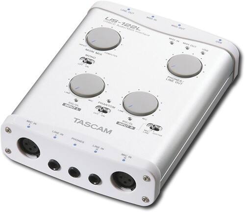 Angle Standard. Tascam - USB 2.0 Audio/MIDI Interface.