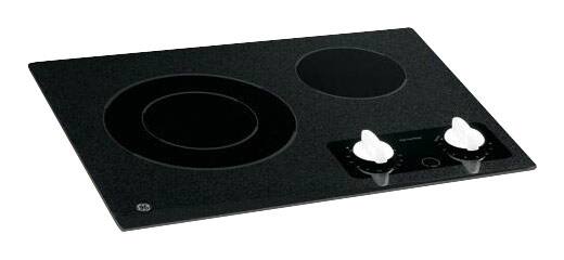 GE - 21" Electric Cooktop - White-Front_Standard 