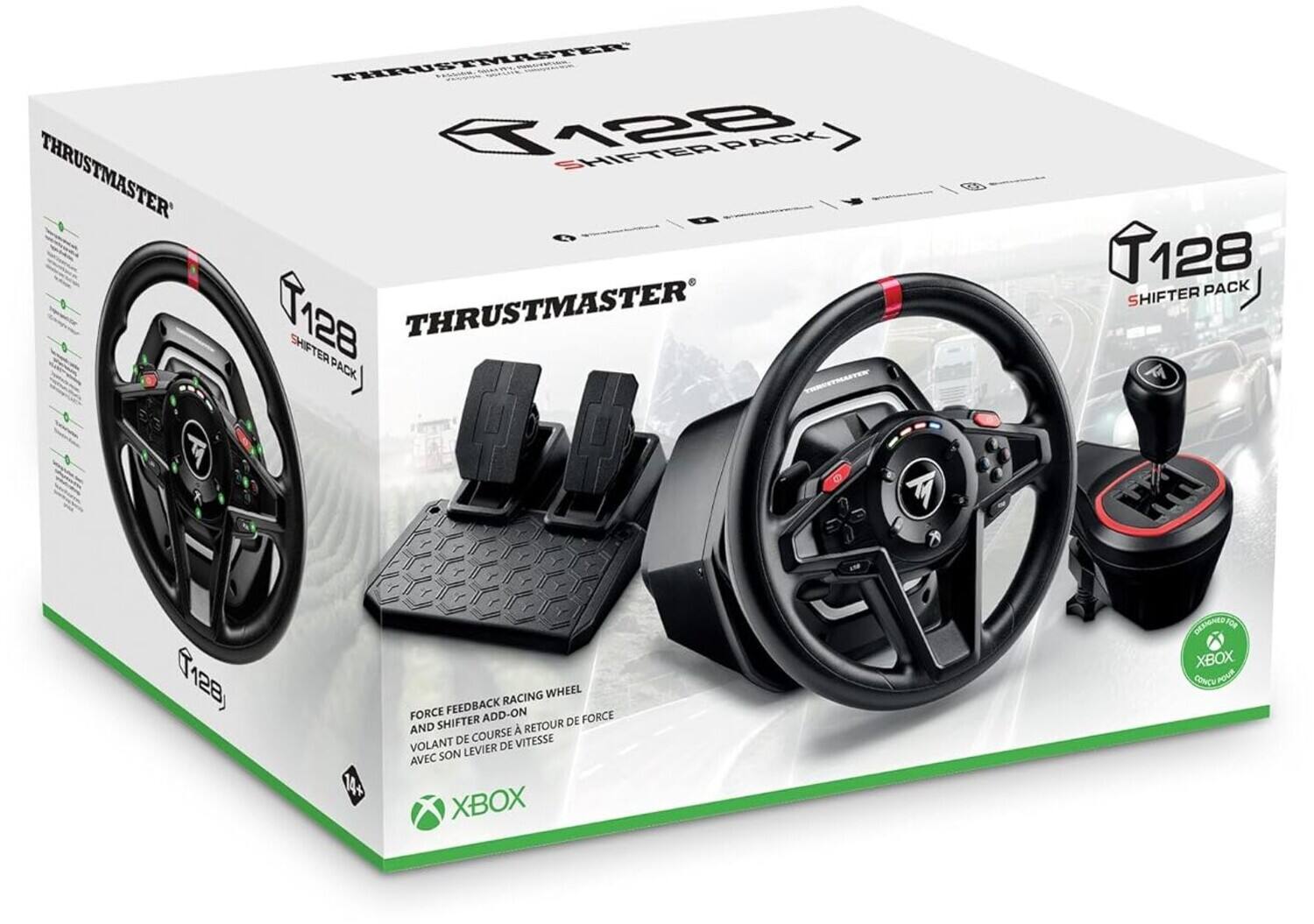 Racing Wheel - Thrustmaster T128 Shifter Pack - C: Officially Licensed by - Multicolor