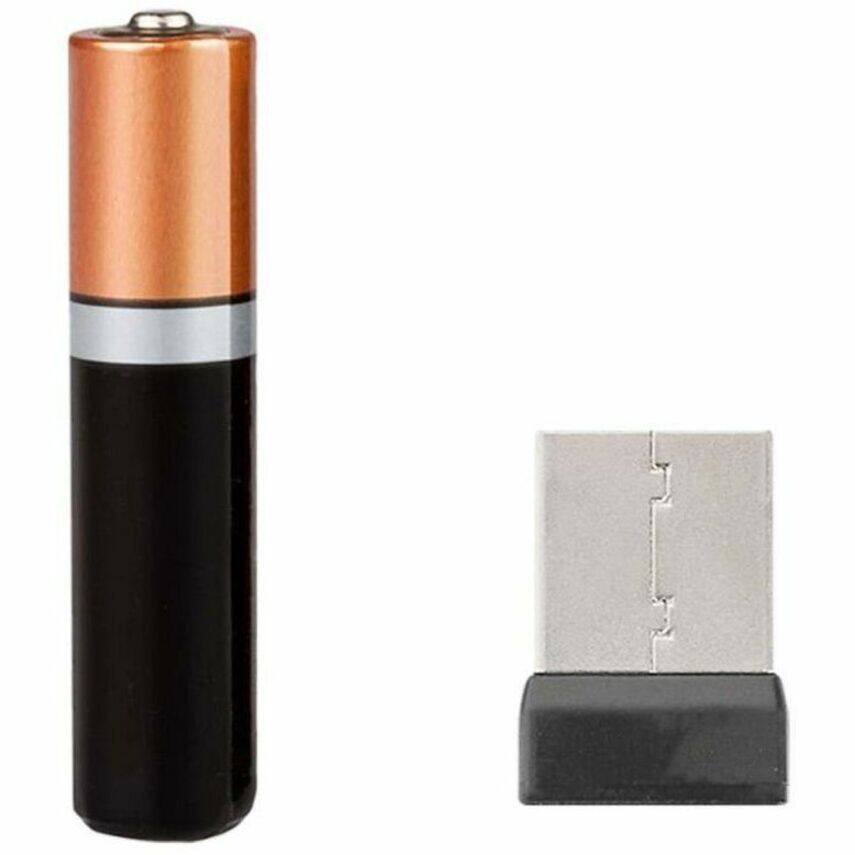 Alt View 5. Manhattan - Manhattan Slim Wireless USB Mini Keyboard - Wireless Connectivity - RF - 32.81 ft - 2.40 GHz - USB Type A Interface - 82 - Black.