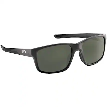 Front. Flying Fisherman - Flying Fisherman Freeline Polarized Sunglasses - Matte Black/Smoke - Matte Black/Smoke.