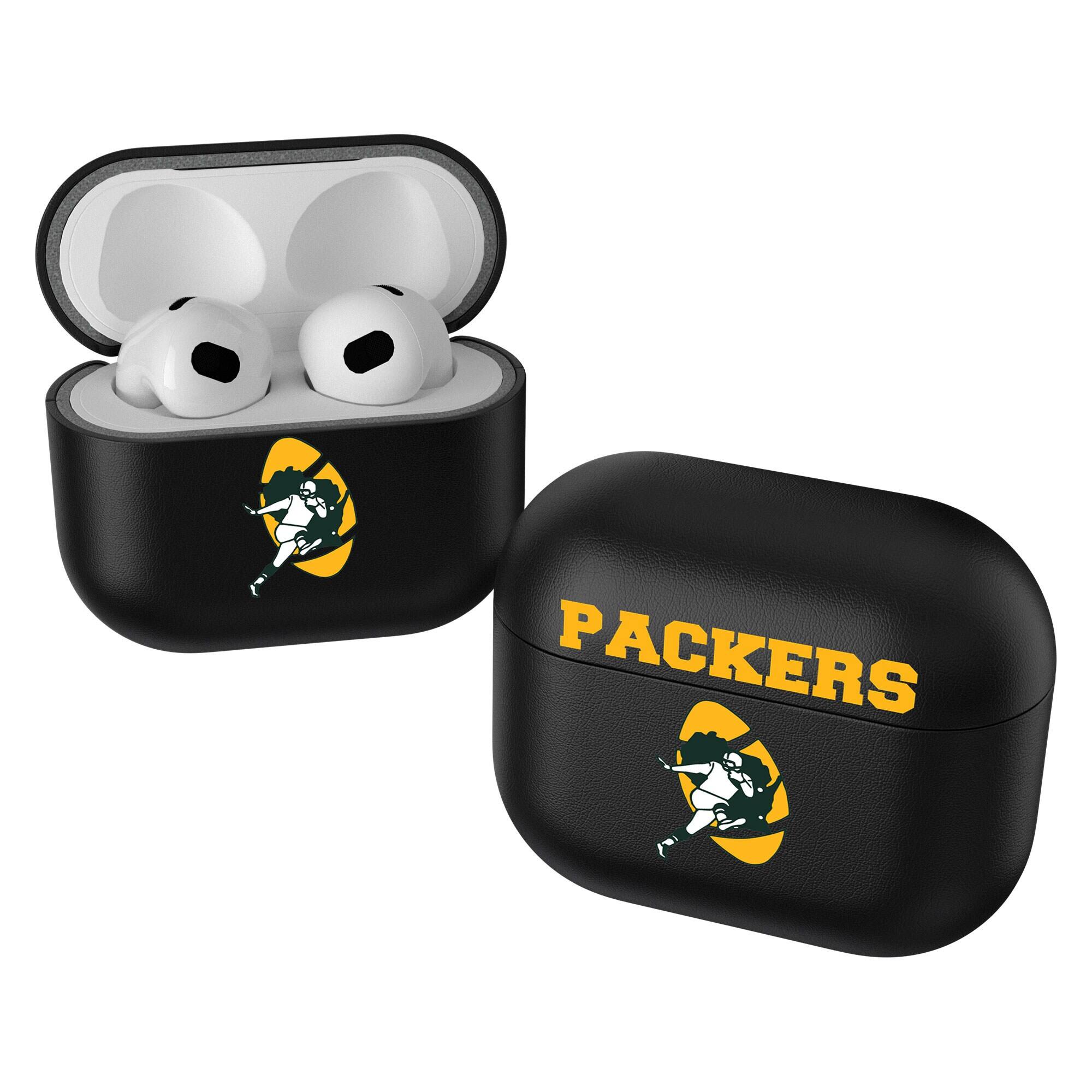 Front. Keyscaper - Green Bay Packers Green Bay Packers Insignia 2nd Gen AirPods Pro Case Cover - Black.