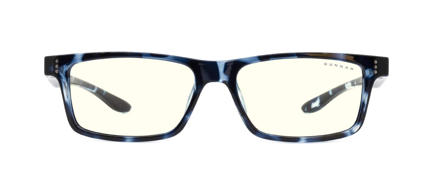 GUNNAR - Gaming Glasses - Cruz Kids Large, Clear Neutral Lens - Blue Light Blocking, Relieve Dry Eye - Navy Tortoise