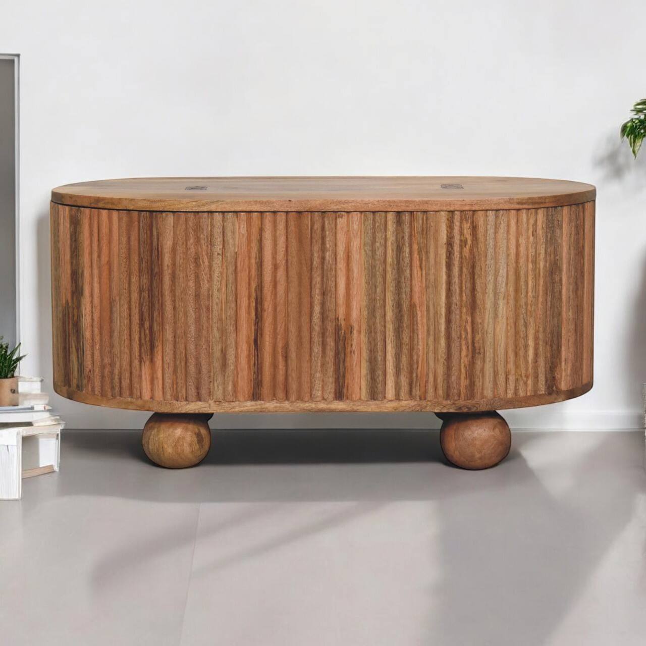 Alt View 7. Artisan Furniture - Soba Ball Lid-up Coffee Table - Brown.