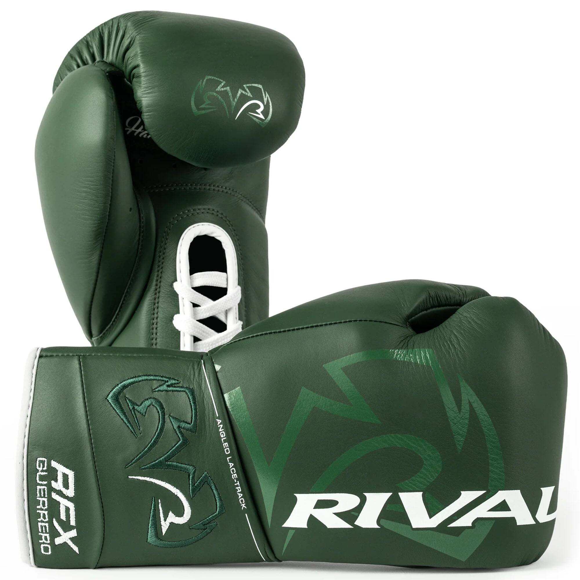 RIVAL - Boxing RFX-Guerrero SF-H Lace-Up Pro Fight Gloves, 8oz - Green price history on PriceWatchPro