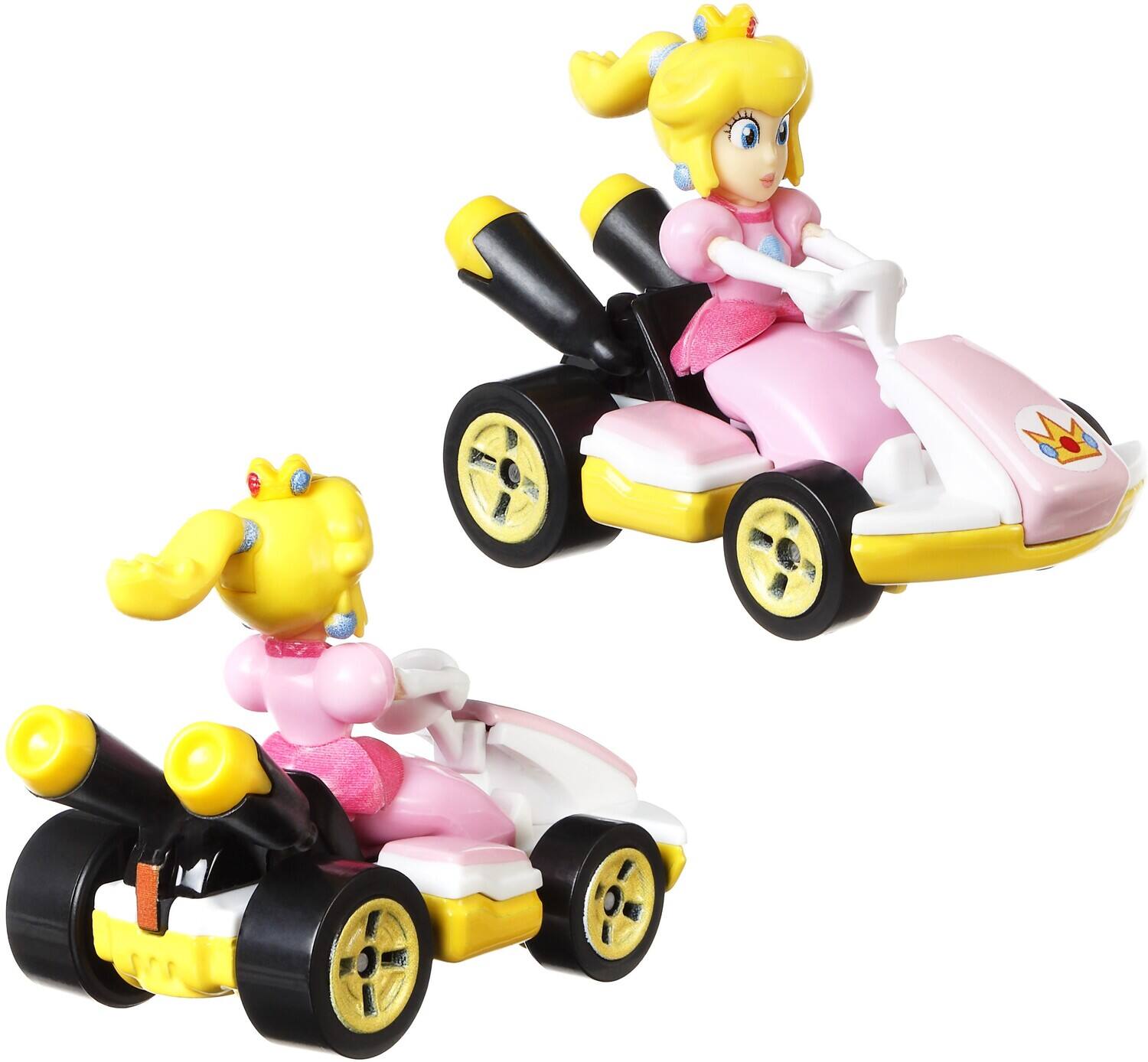 Alt View 3. Mattel - Hot Wheels Mario Kart 4-Pack 3-Piece W Assortment (Nintendo)   - COLLECTIBLES - Multicolor.