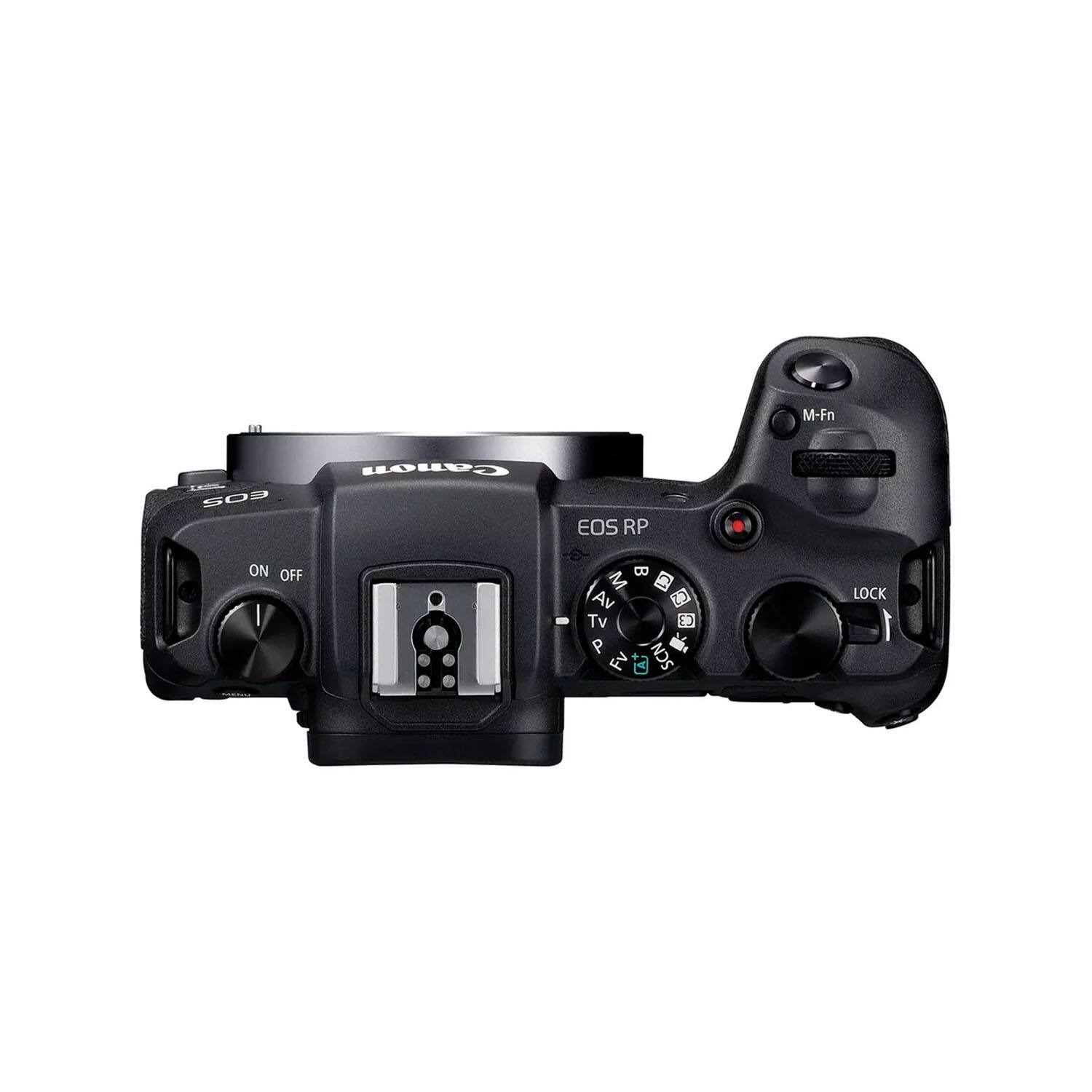 M-Fn 502 ON OFF Canon EOS RP to M C Av O - Tv E P Fv + SCN LOCK