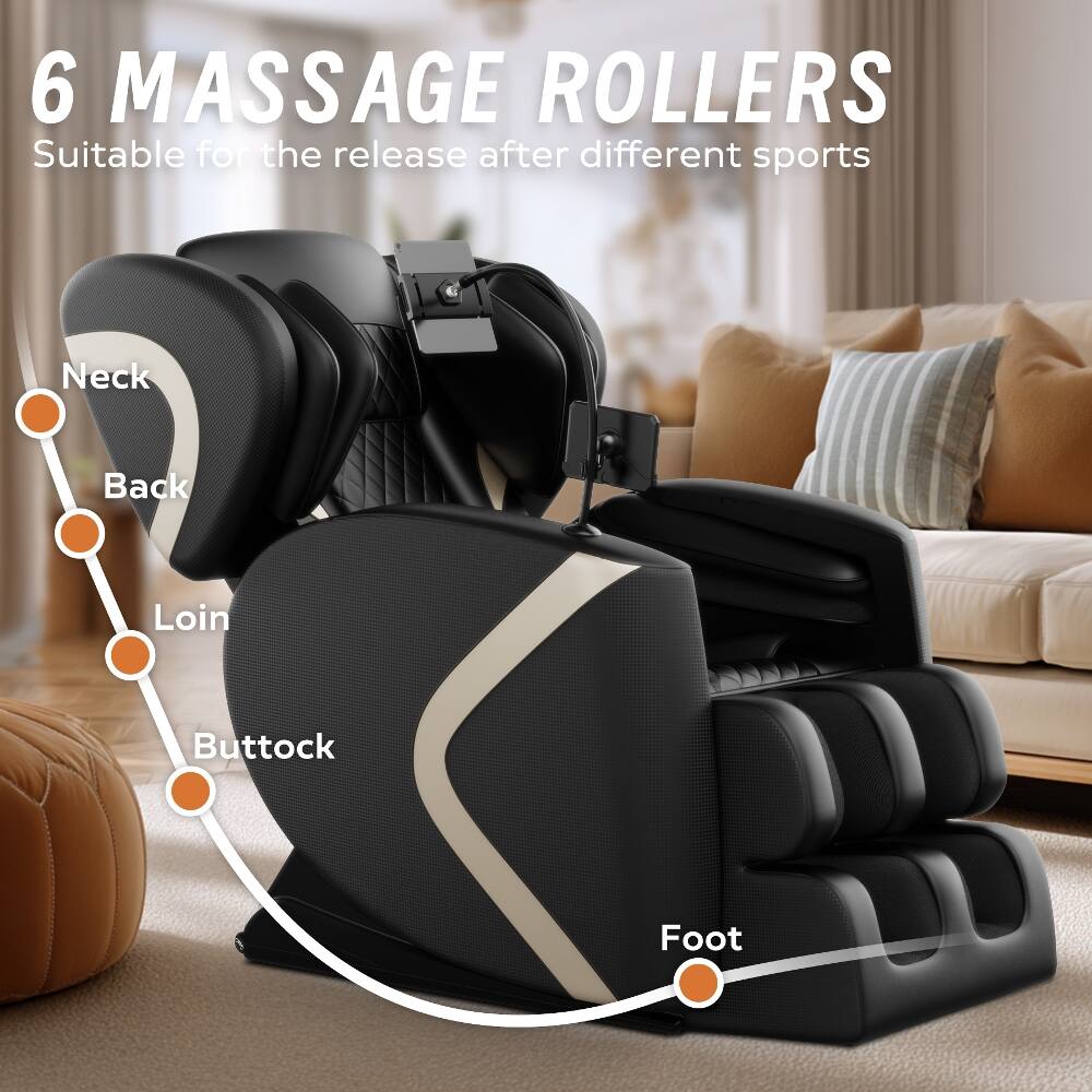 6 MASSAGE ROLLERS  
Suitable for the release after different sports  
Neck  
Back  
Loin  
Buttock  
Foot