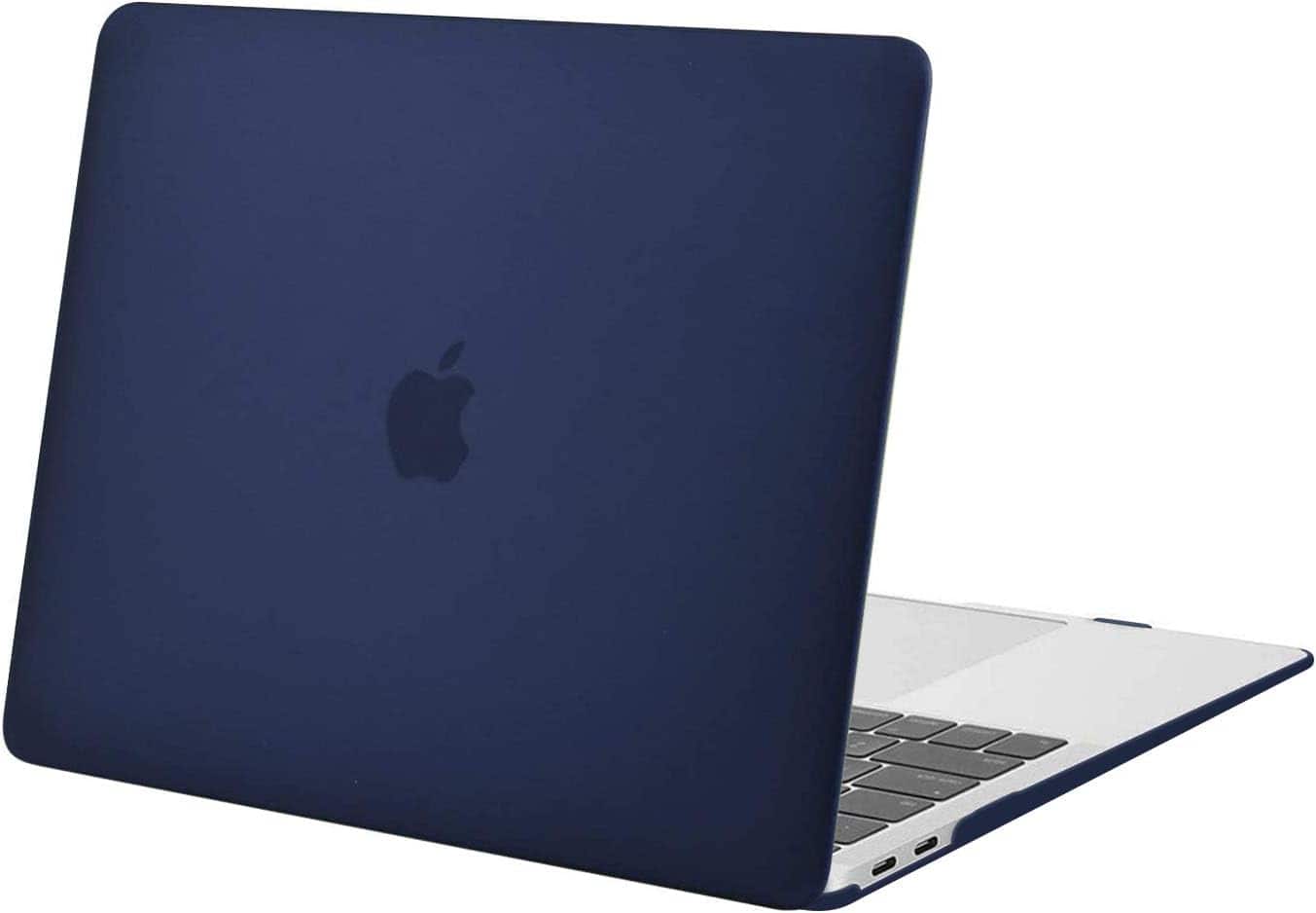 Front. mosiso - Case for MacBook Air 13 inch A2337 M1 A2179 A1932 with Touch ID 2018-2022 - Navy Blue.