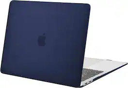 mosiso - Case for MacBook Air 13 inch A2337 M1 A2179 A1932 with Touch ID 2018-2022 - Navy Blue