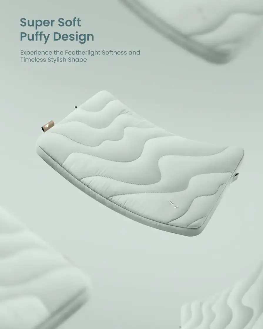 Super Soft Puffy Design Experience the Featherlight Softness and Timeless Stylish Shape