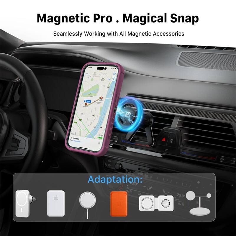 Magnetic Pro . Magical Snap Seamlessly Working with All Magnetic Accessories Adaptation