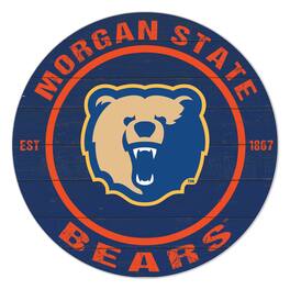 Jardine - Morgan State Bears 20" Indoor/Outdoor Team Color Circle Sign - Blue
