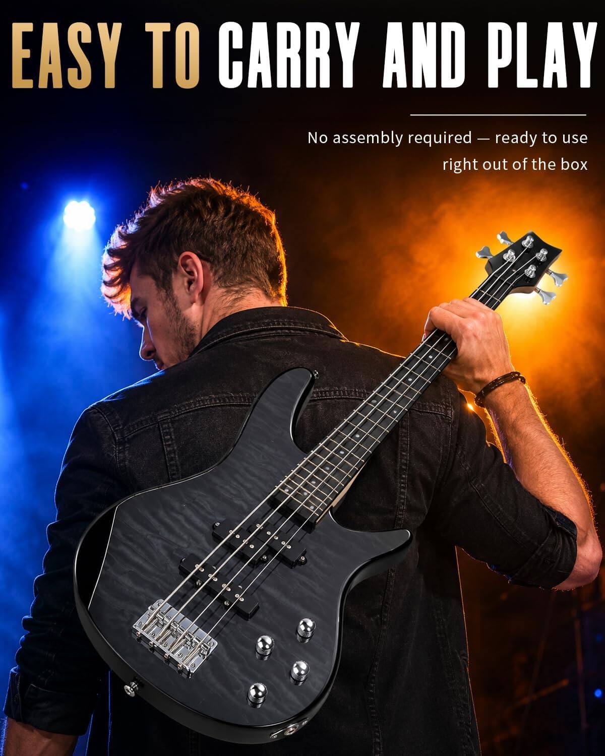 EASY TO CARRY AND PLAY  
No assembly required - ready to use right out of the box