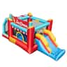 Costway - Inflatable Bounce House 5-in-1 Ice Cream Jumping Castle Blower Not Included - Multicolor