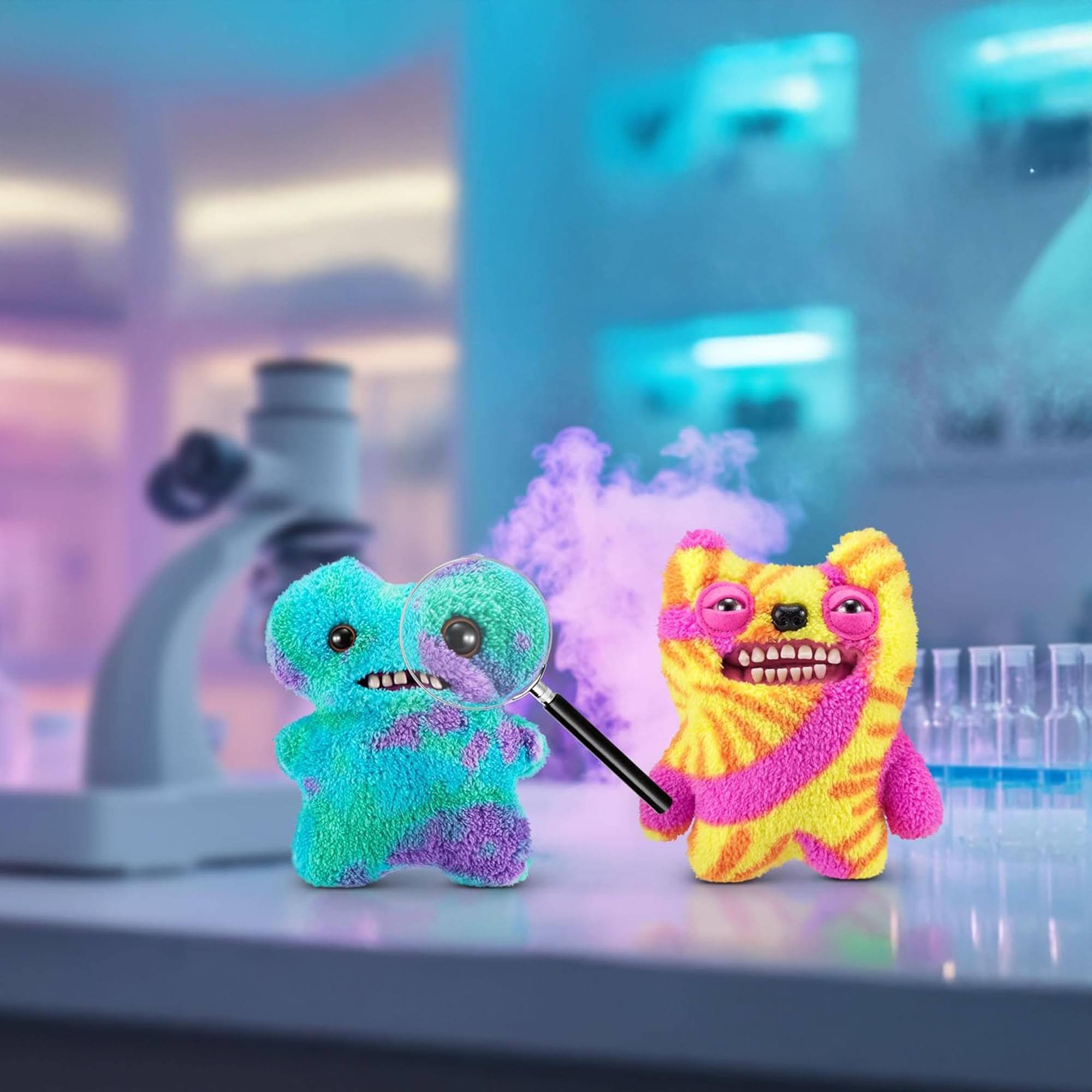 Alt View 4. ZURU - Fugglers Laboratory Misfits 9 Inch Plush | Old Tooth - Yellow.